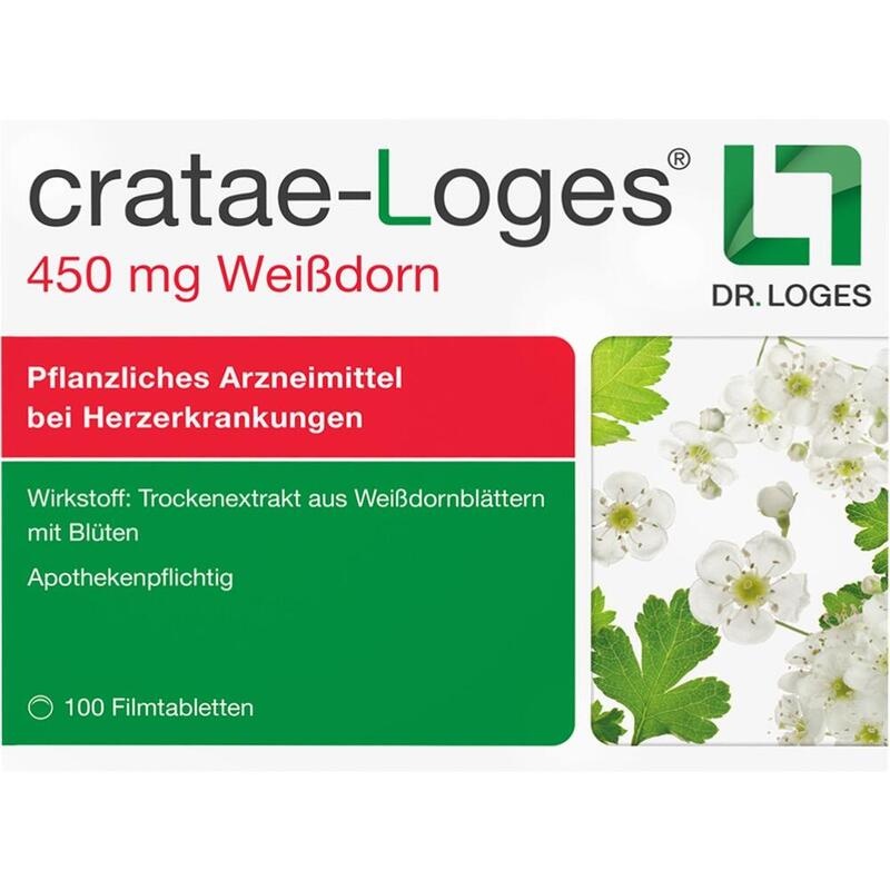 CRATAE-LOGES 450 mg Weißdorn Filmtabletten