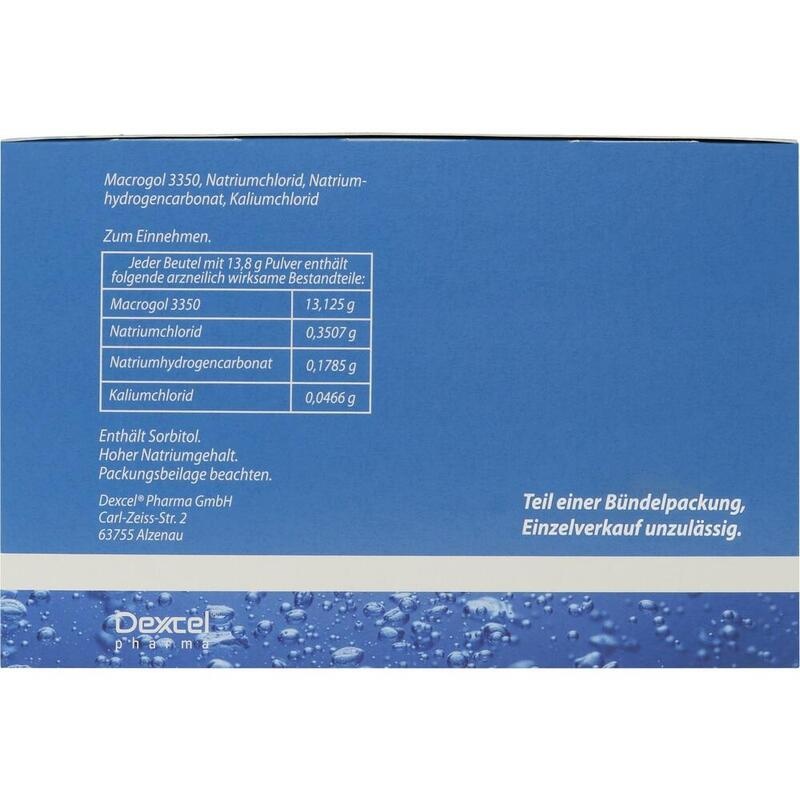 MACROGOL plus Elektrolyte Dexcel 13,7 g PLE