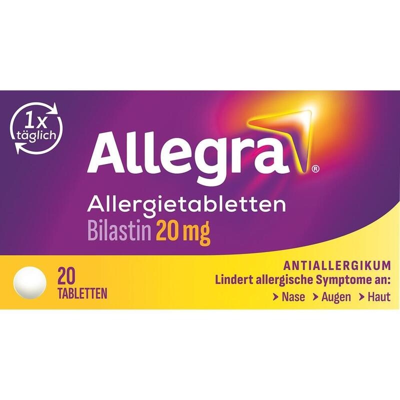 ALLEGRA Allergietabletten 20 mg Tabletten