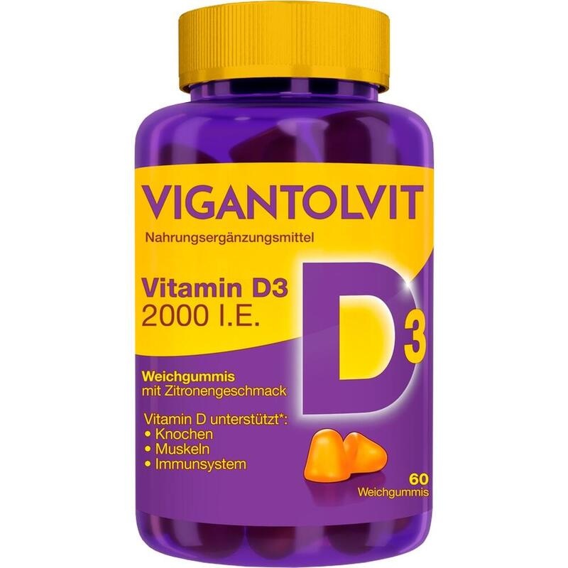 VIGANTOLVIT 2000 I.E. Vitamin D3 Weichgummis
