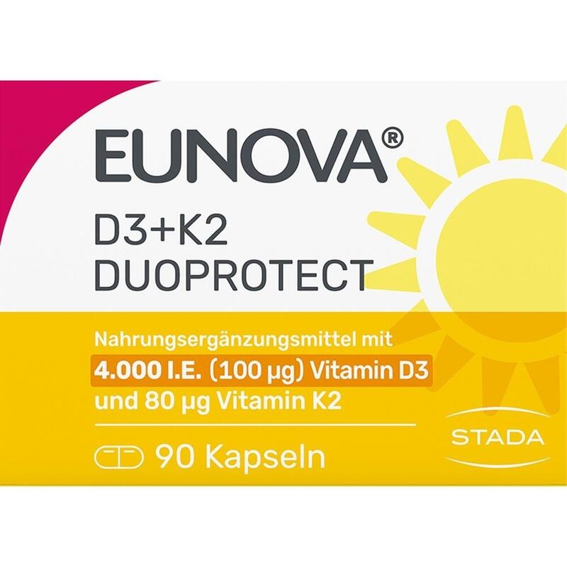 EUNOVA DuoProtect D3+K2 4000 I.E./80 μg Kaps.Kombi