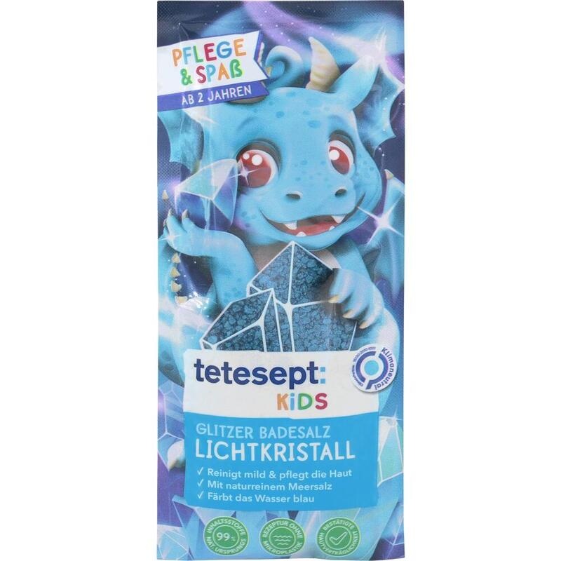 TETESEPT Kids Glitzer Badesalz Lichtkristall
