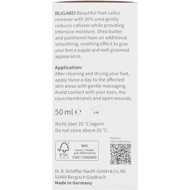 RUGARD Schöne Füße Hornhautlöser Creme