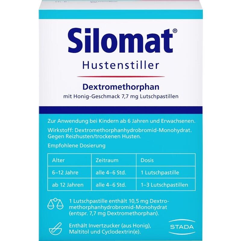 SILOMAT Hustenstiller DMP m.Honig-Geschm.7,7mg LUP
