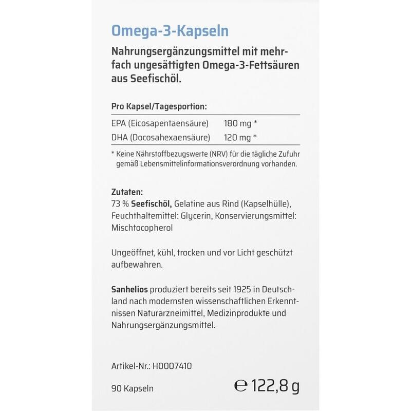 SANHELIOS Omega-3 Kapseln 1000