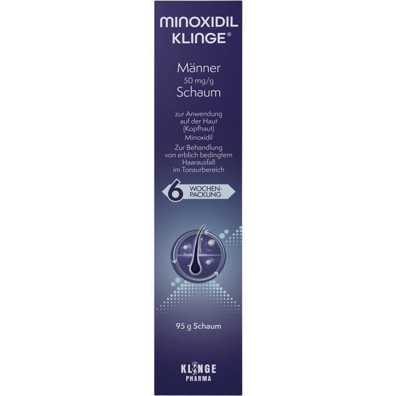 MINOXIDIL Klinge Männer 50 mg/g Schaum